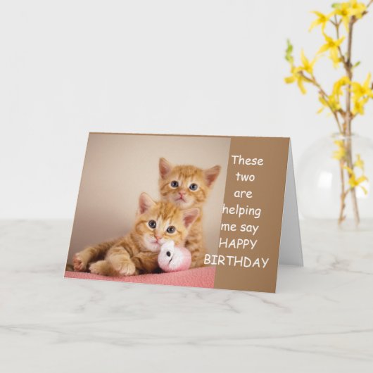 お姉さんへの誕生日 カード (黄色い花)