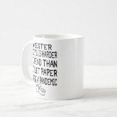 お姉さんみたいな人はトイレより見つけるのが難しい コーヒーマグカップ (正面左)