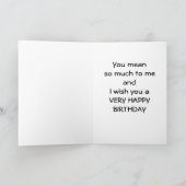 お姉さんや友達の誕生日に最高の花を贈る カード (内部)