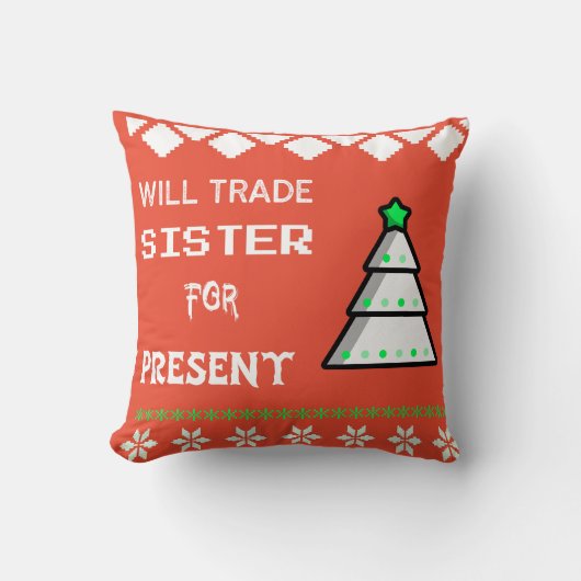 お姉さんを交換する クッション (正面)