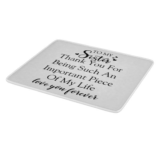 お姉さん感謝私の人生にいてくれてありがとう カッティングボード (角)
