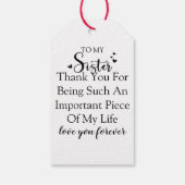 お姉さん感謝私の人生にいてくれてありがとう ギフトタグ (裏面)