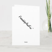 お姉さん誕生日の多くの理由で私は"あなた"を愛する カード (裏面)