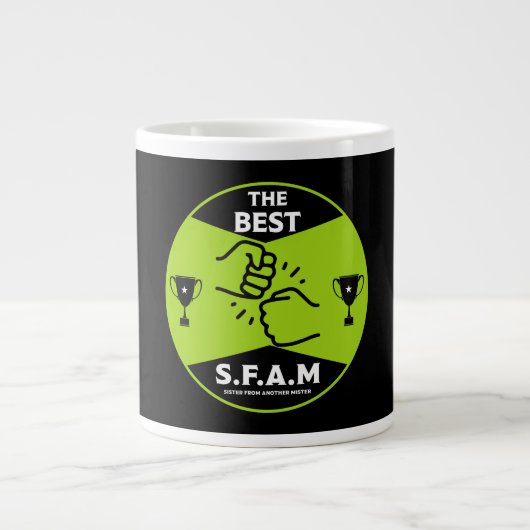 お姉さん ジャンボコーヒーマグカップ (正面)