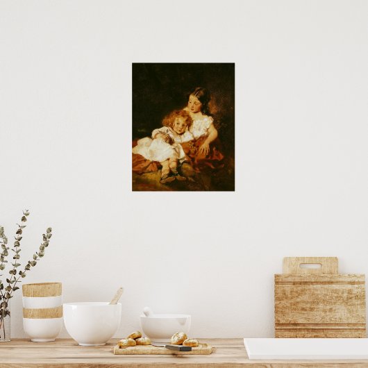 お姉さん ポスター (キッチン)