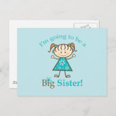 お姉さん ポストカード (正面/裏面)