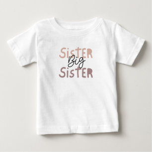 お姉さんTシャツ。妹用Lil'Sister Tシャツの相棒 ベビーTシャツ