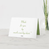 お姉さ感謝していんそこに… サンキューカード (裏面)