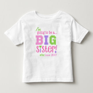お姉ちゃんがシャツのアナウンストップに トドラーTシャツ