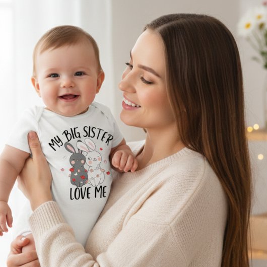 お姉ちゃんが好きなの ベビーボディスーツ