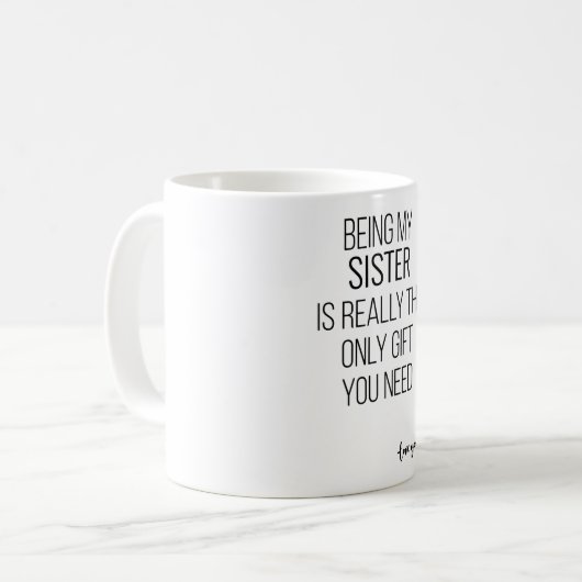 お姉ちゃんしかいないから本当に コーヒーマグカップ (正面左)
