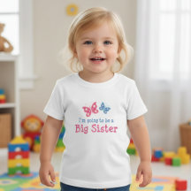 お姉ちゃんになるトドラーTシャツ