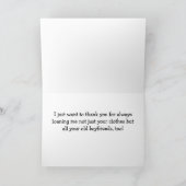 **お姉ちゃんの誕生日**感謝してい貸してくれる? カード (内部)