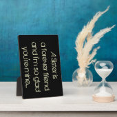 お姉ちゃんは永遠の友だちプラーク フォトプラーク (側面)