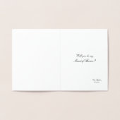 お姉ちゃんやろう – おもしろい花嫁かメイド・オブ・オーナー(花嫁付き添い人) 箔カード (内部)