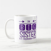 お姉ちゃんイニシャルest.月年紫 コーヒーマグカップ (左)