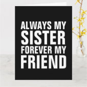 お姉ちゃんグリーティングカード カード (黄色い花)