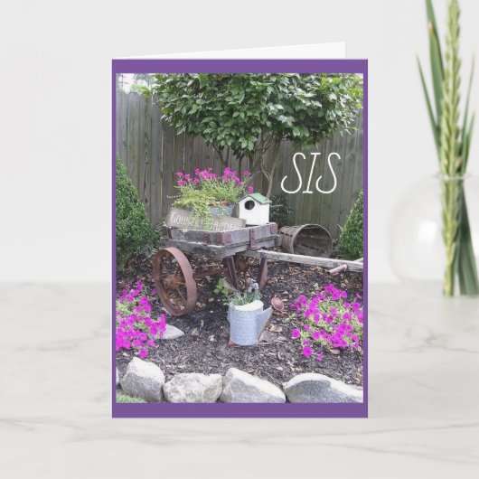 **お姉ちゃん専用**カードの**ハッピーバースデー カード (正面)