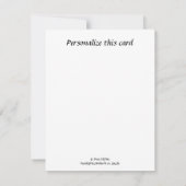 お姉ちゃん感謝してい、写真聞には ノートカード (裏面)