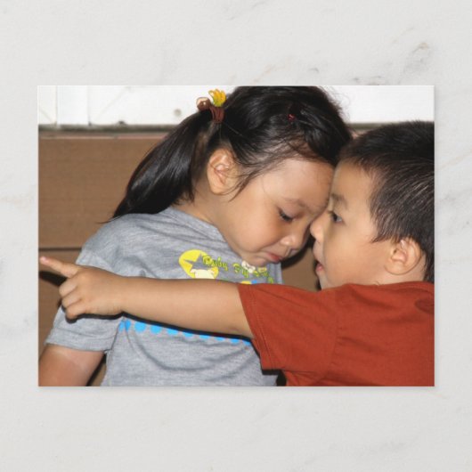お姉ちゃん見て!台湾リトルブラザー&シスター ポストカード (正面)