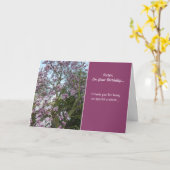 お姉ちゃん誕生日... カード (黄色い花)