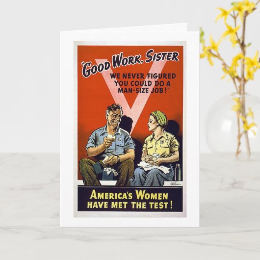 お姉ちゃん カード (黄色い花)