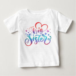 お姉ちゃん, 兄弟姉妹 カラフル ベビーTシャツ