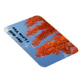 お姉ちゃん！私はあなたが柔軟な磁石を愛する秋の木 マグネット (右側)