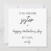 お姉モダンさんのかわいいバレンタインデーのカード カード (正面)