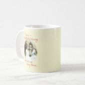 「お姉感謝していさん聞」写真とことわざ コーヒーマグカップ (正面左)