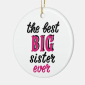 お姉最高のさん セラミックオーナメント (左)