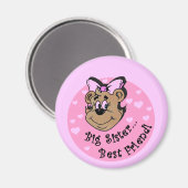 お姉最高のさんTシャツとギフト マグネット (正面/裏面)