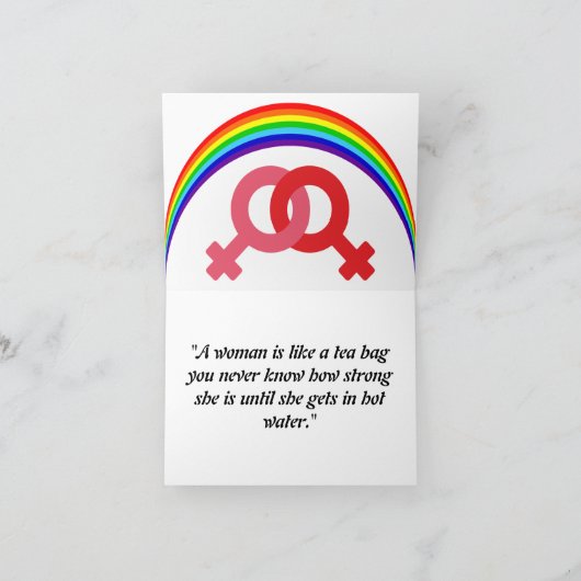 「お姉祝さん」 カード (内部)