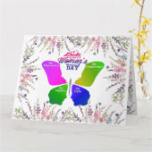 「お姉祝さん」 カード (黄色い花)