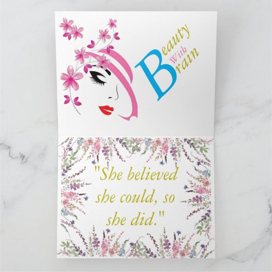 「お姉祝さん」 カード (内部)