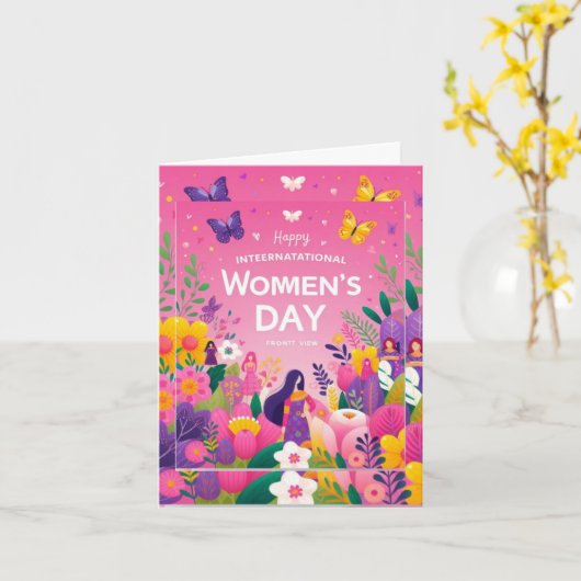 「お姉祝さん」 カード (黄色い花)