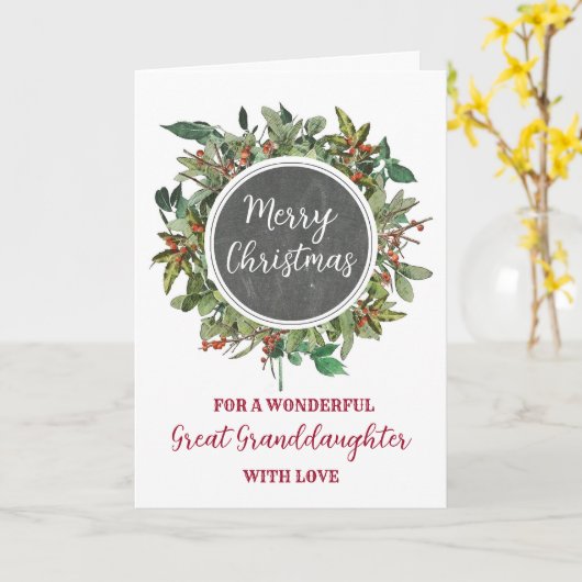 お姉素朴さん素晴らしの孫娘メリークリスマス カード (黄色い花)