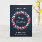 お姉素朴さん&お義兄さんメリークリスマス カード (黄色い花)