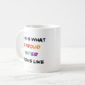 お姉誇りを持ったさん コーヒーマグカップ (正面左)