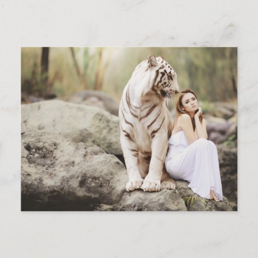 お姫さまとトラ –  ポストカード (正面)