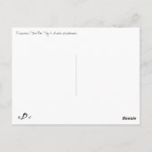 お姫様ととうふ ポストカード (裏面)