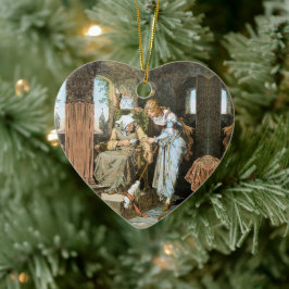 お姫様と眠り – 眠れる森の美女 – グリム童話 セラミックオーナメント