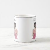 お姫様にしてくれる？ 水彩 コーヒーマグカップ (中央)