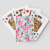 お姫様のお城とユニコーン トランプ (裏面)