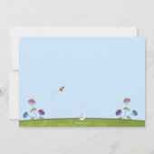 お姫様の日 フォト誕生日パーティー招待状 招待状 (裏面)