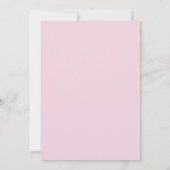 お姫様の蝶のプリンセス城のフェアリーテイル誕生日 招待状 (裏面)