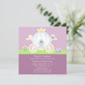 お姫様の誕生日パーティーのお客様のお客様へのご案内 招待状 (スタンド正面)