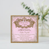 お姫様の誕生日パーティー 招待状 (スタンド正面)