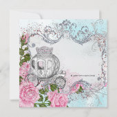 お姫様の誕生日パーティー 招待状 (裏面)