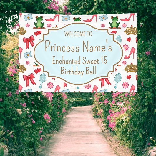 お姫様の誕生日 横断幕